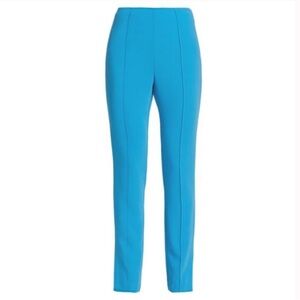 Cinq a Sept pants Brianne pintuck crepe blue size 2